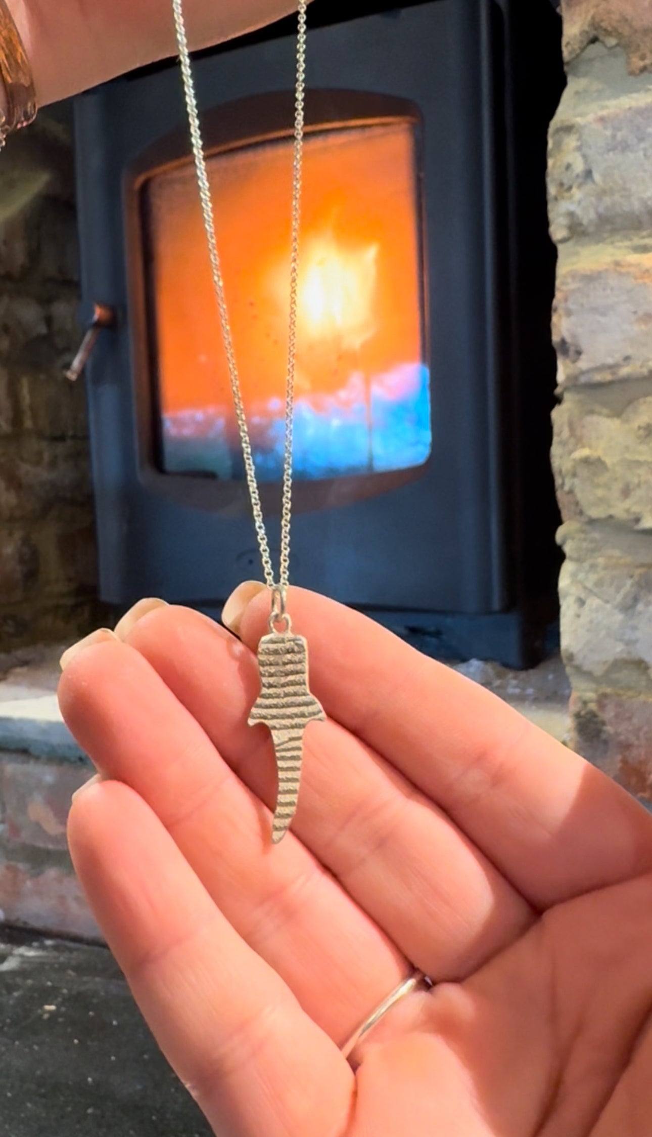 Mini whale shark necklace