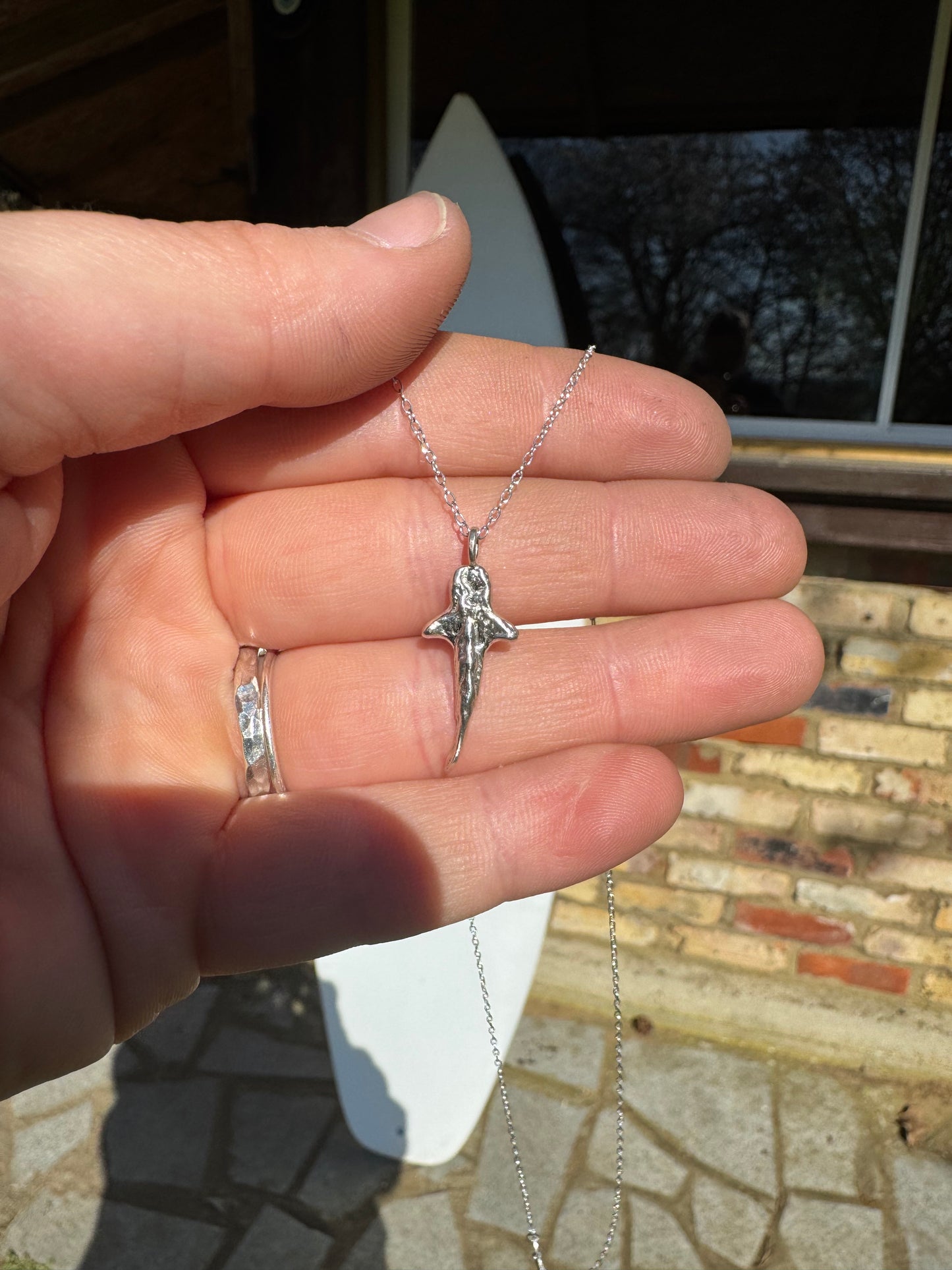 Mini whale shark necklace