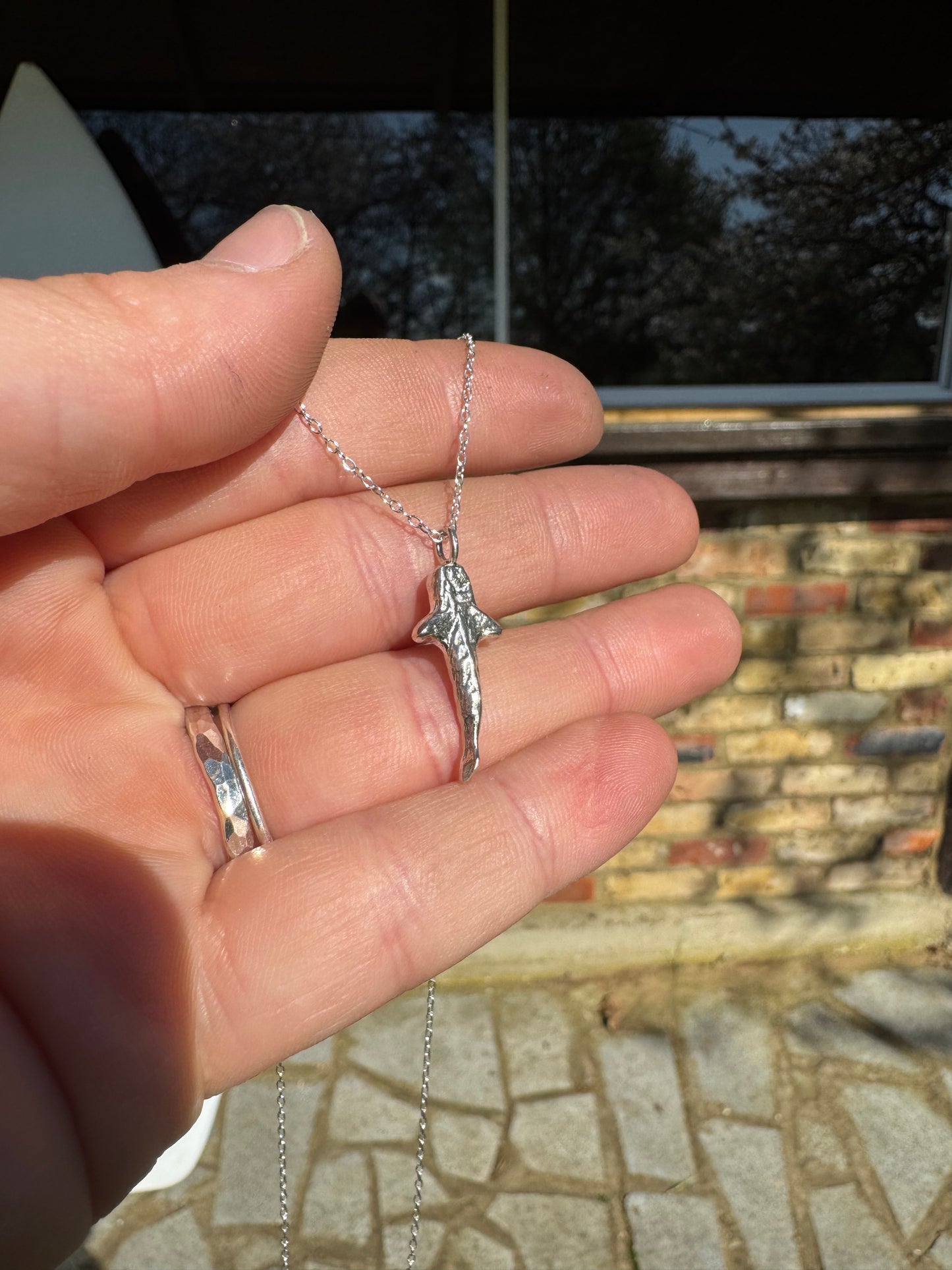 Mini whale shark necklace