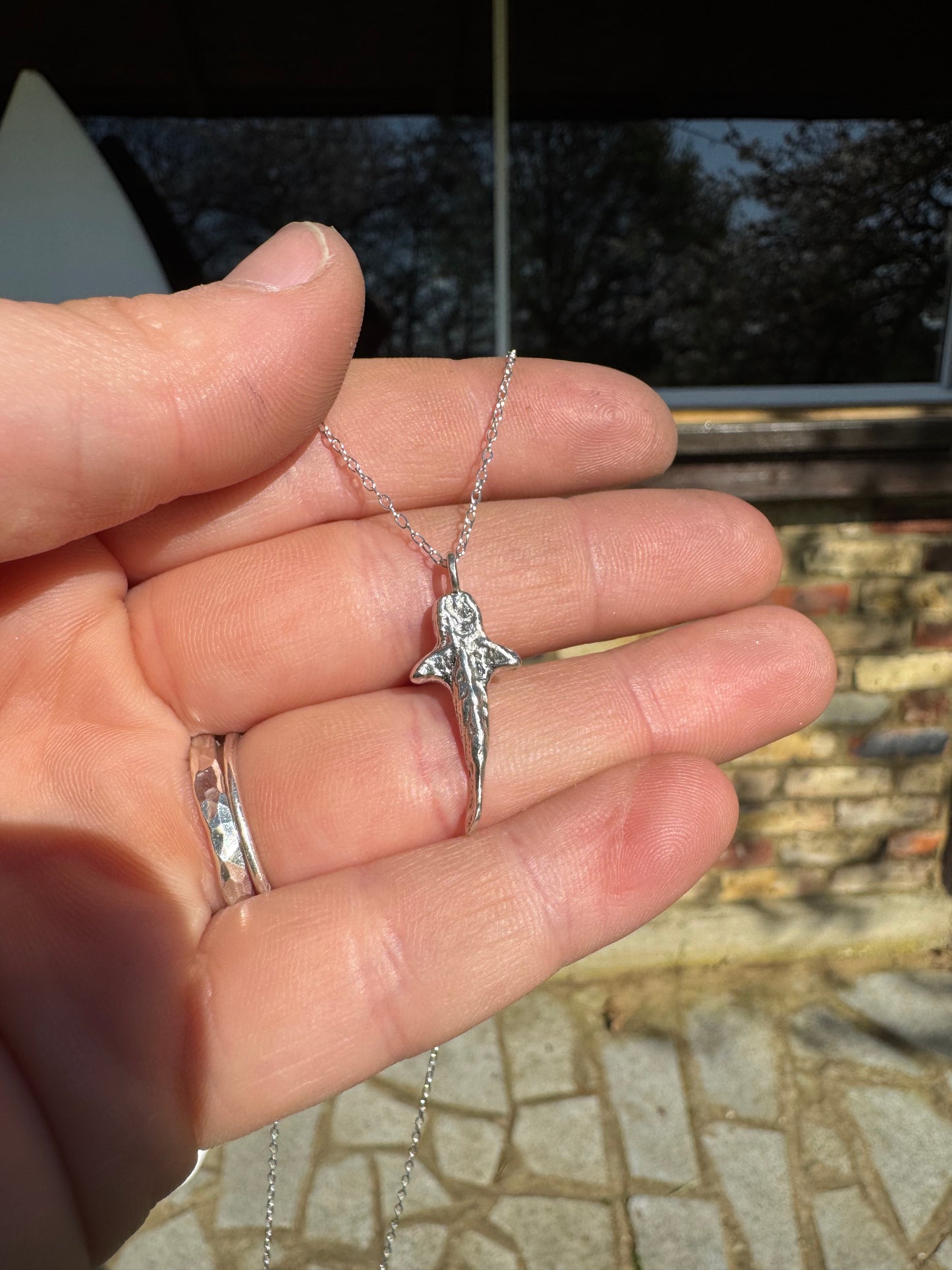 Mini whale shark necklace