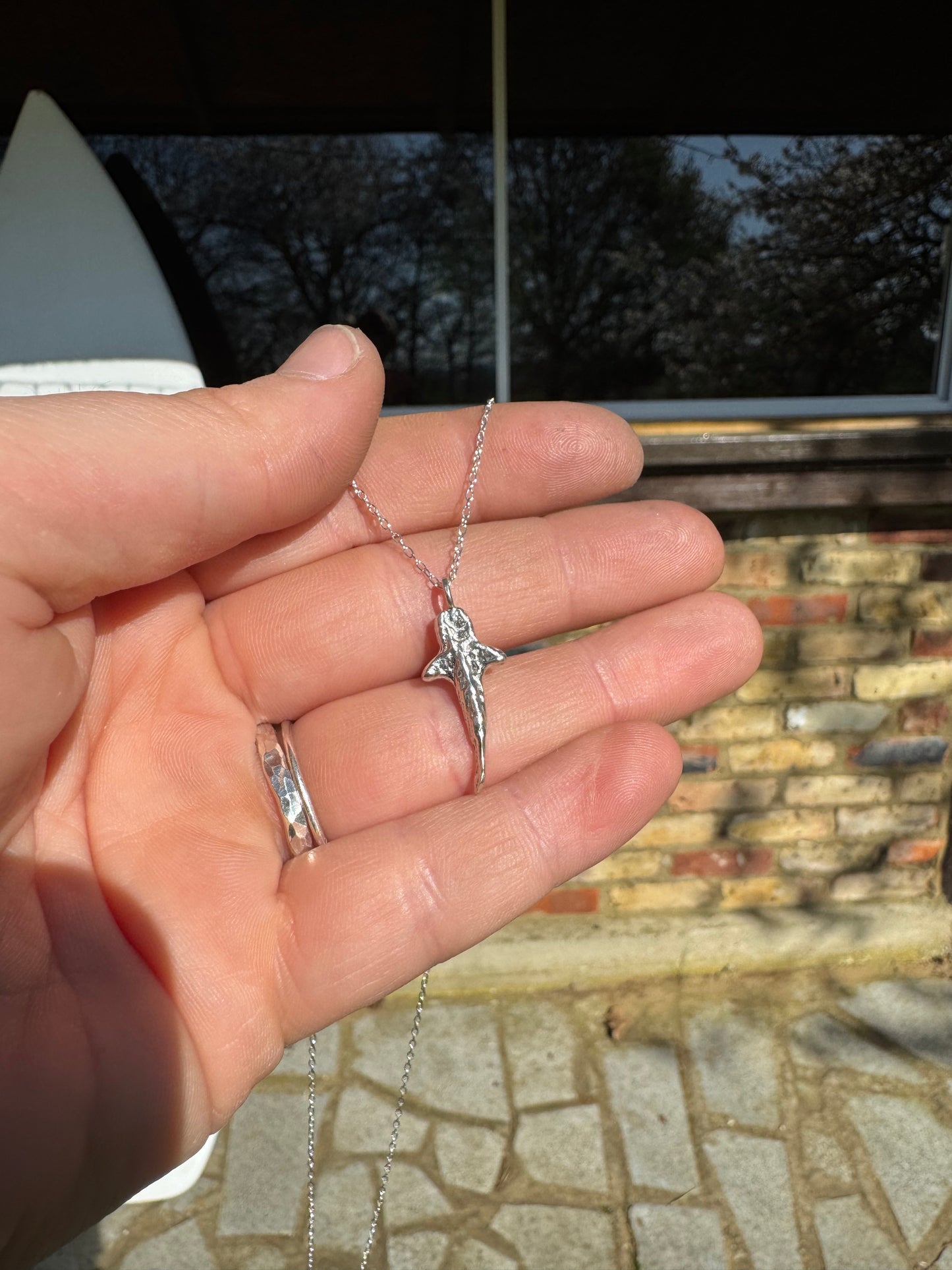 Mini whale shark necklace