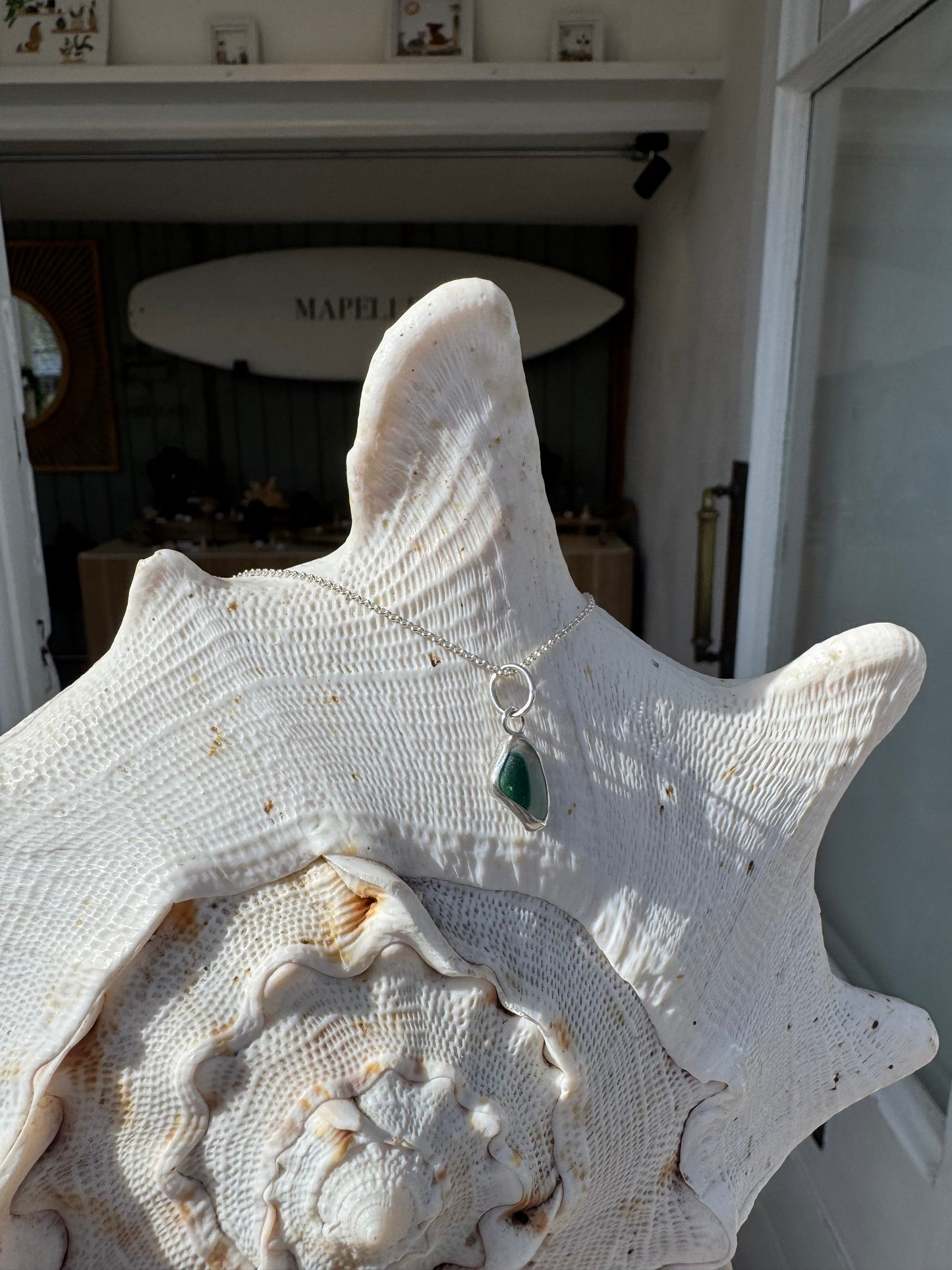 Multi seaglass necklace