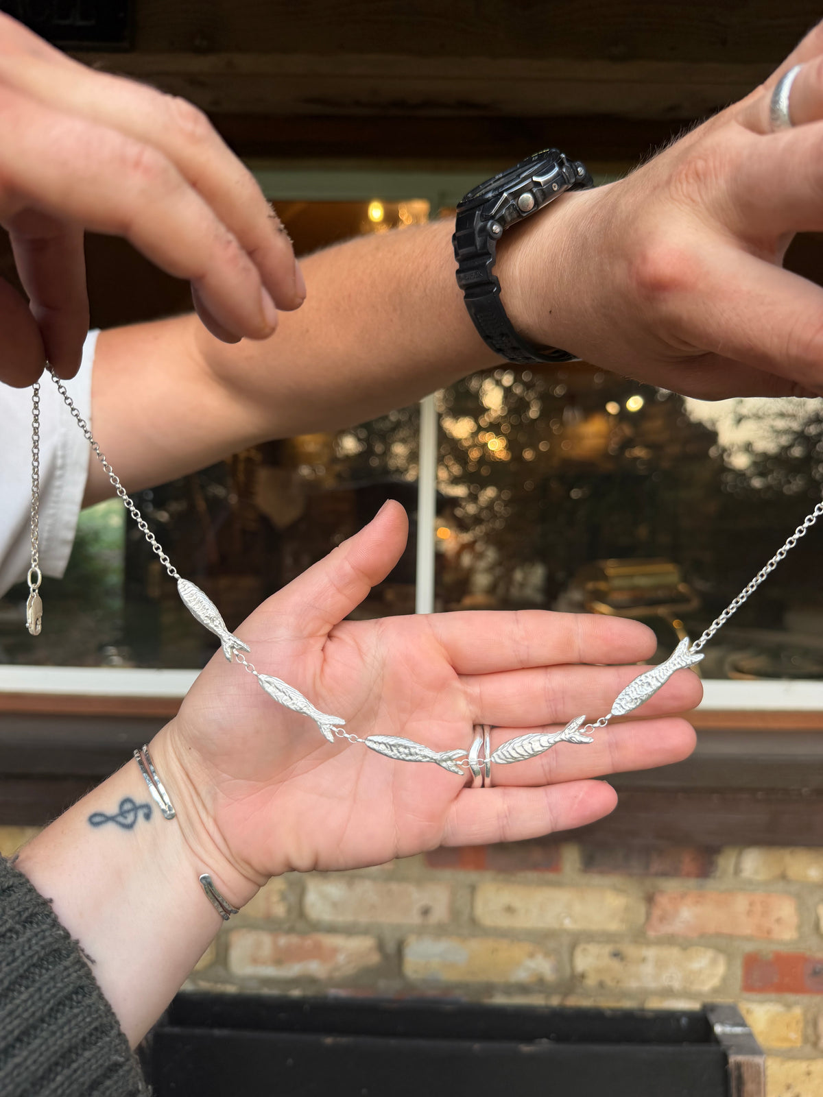 Fish chain necklace