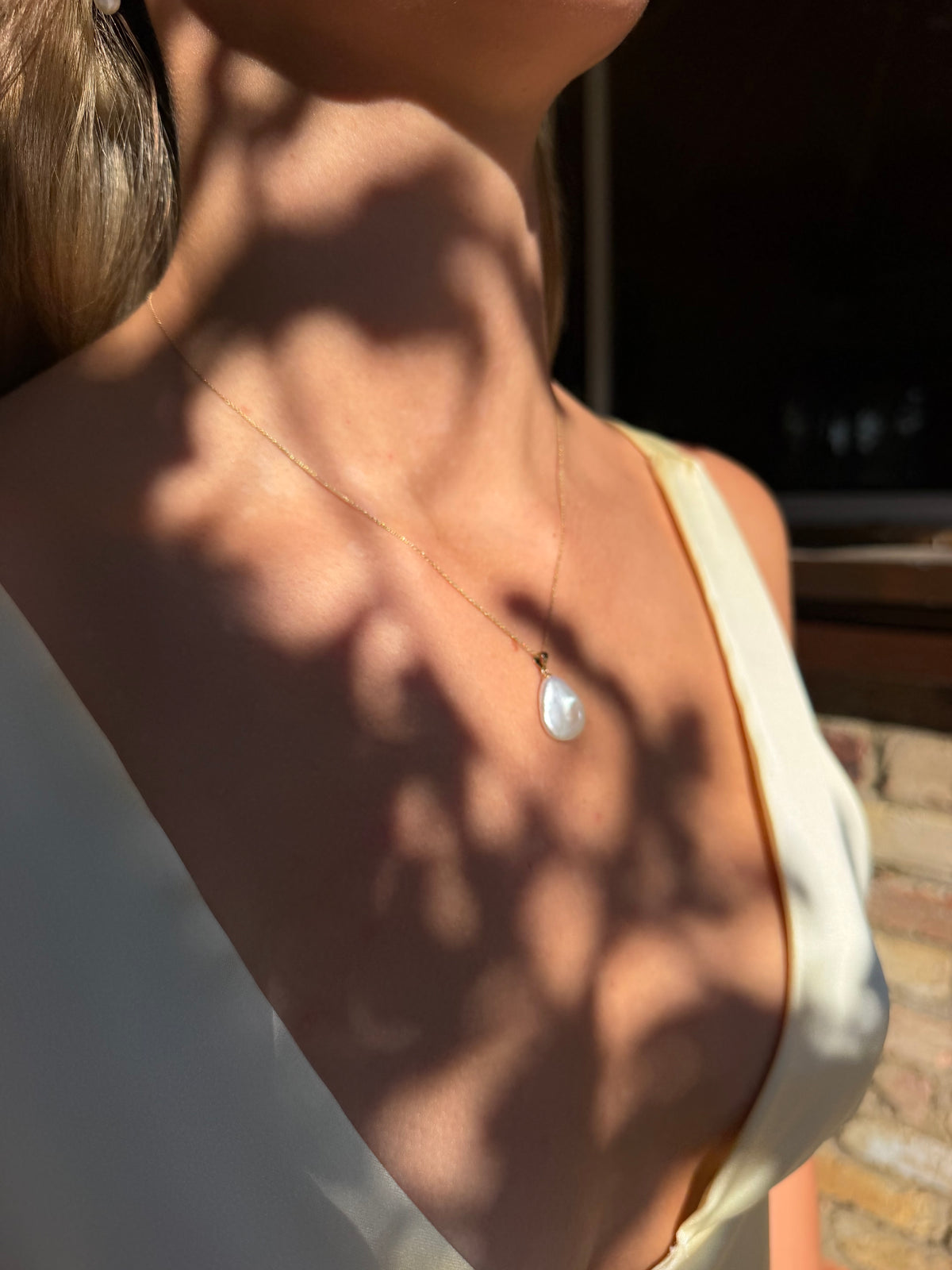 9ct gold pearl necklace