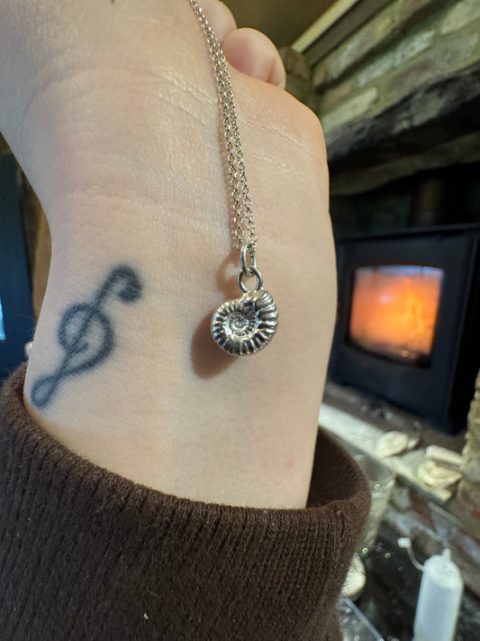 Ammonite necklace