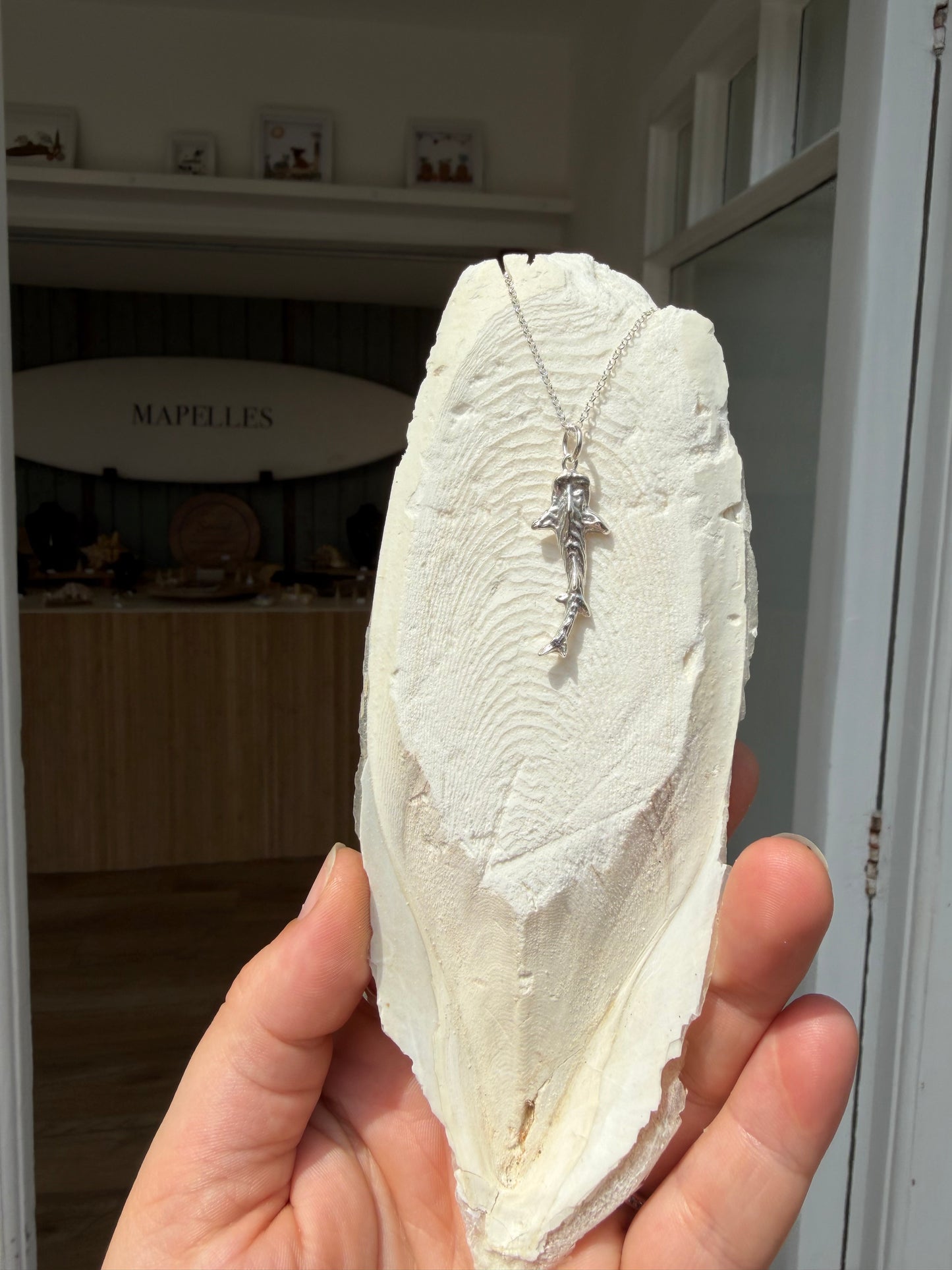 Mini whale shark necklace