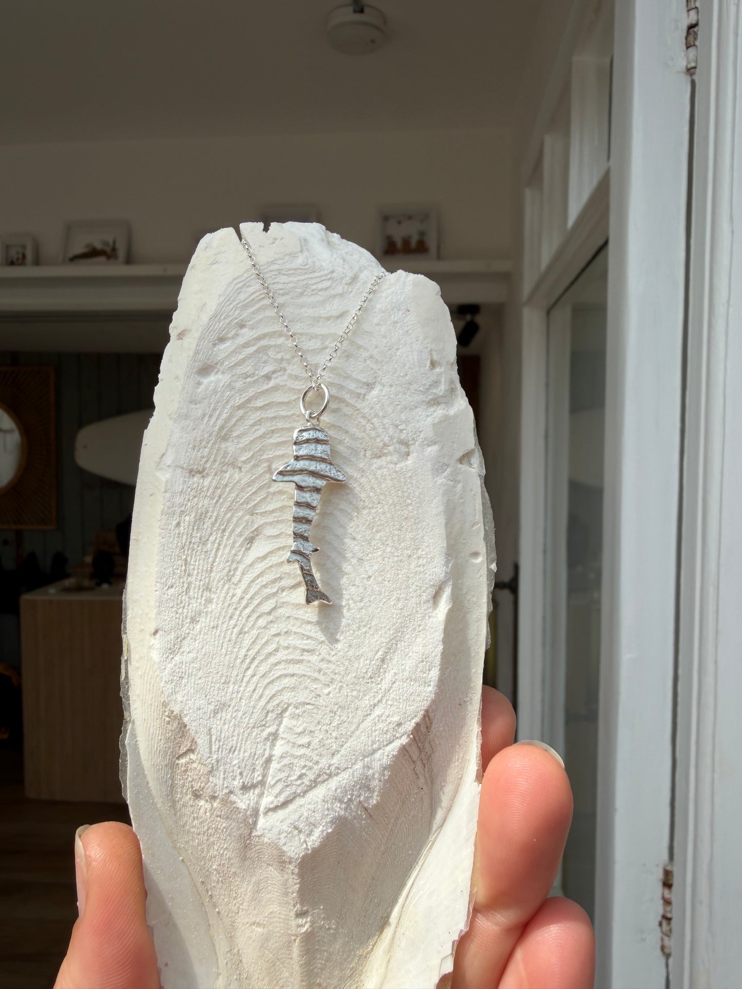 Mini whale shark necklace