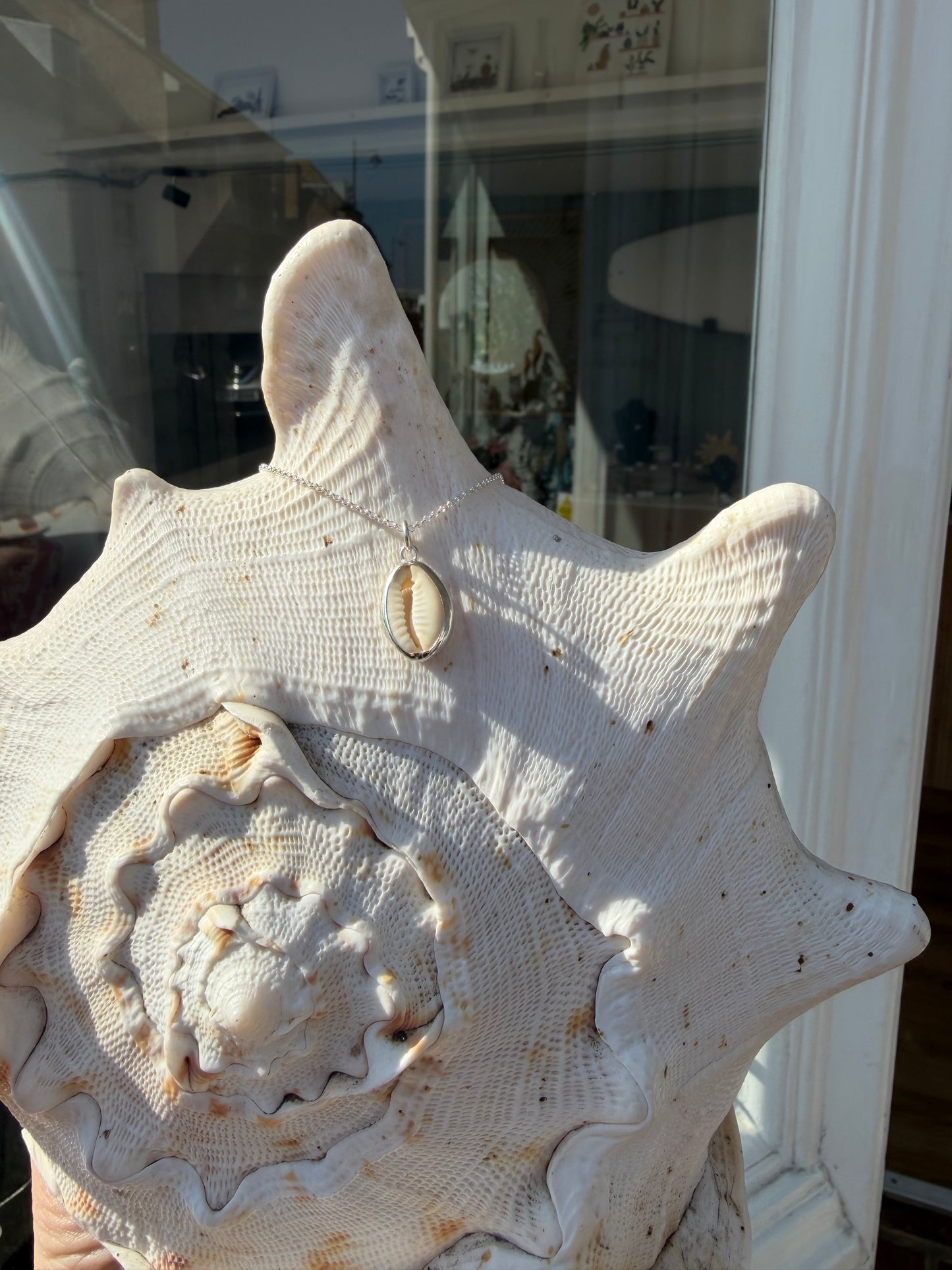 Cowrie shell necklace