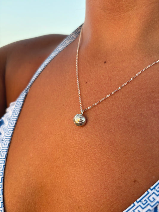 Mini shell casted necklace