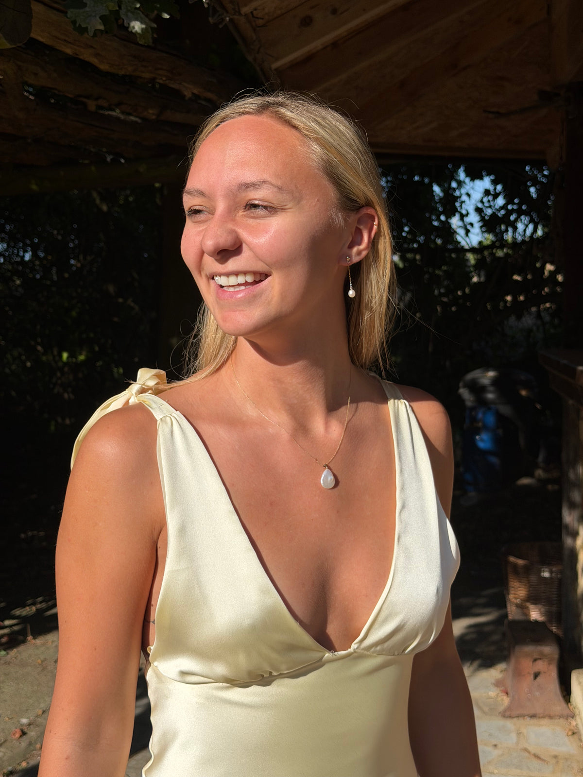 9ct gold pearl necklace
