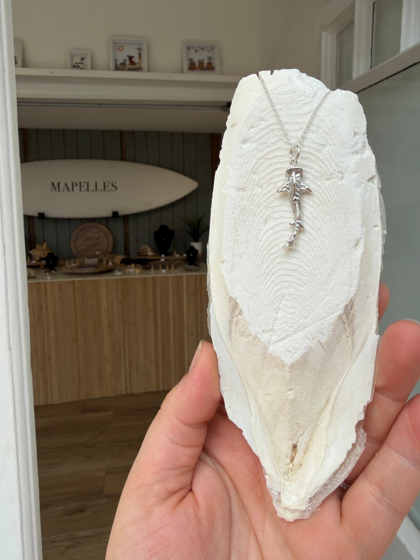 Mini whale shark necklace